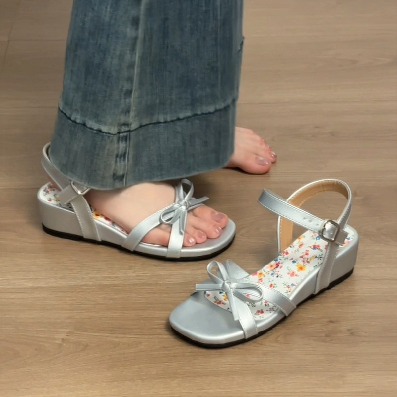 Summer Open Toe Wedges Heel Wo - Floral Summer Dress ulasan dan harga