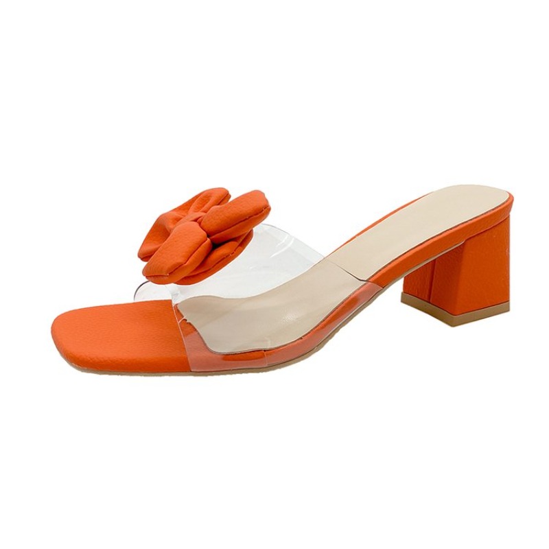 Heeled Women Slippers Bow High - Women'S Fashion Trends Summer 2025 ulasan dan harga