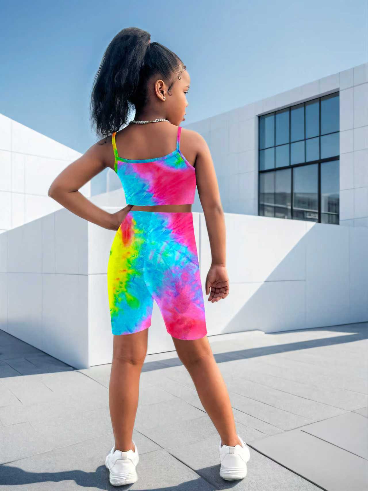 Girls' Two-Piece Tie-Dye Set – - Tie Dye Two Piece ulasan dan harga
