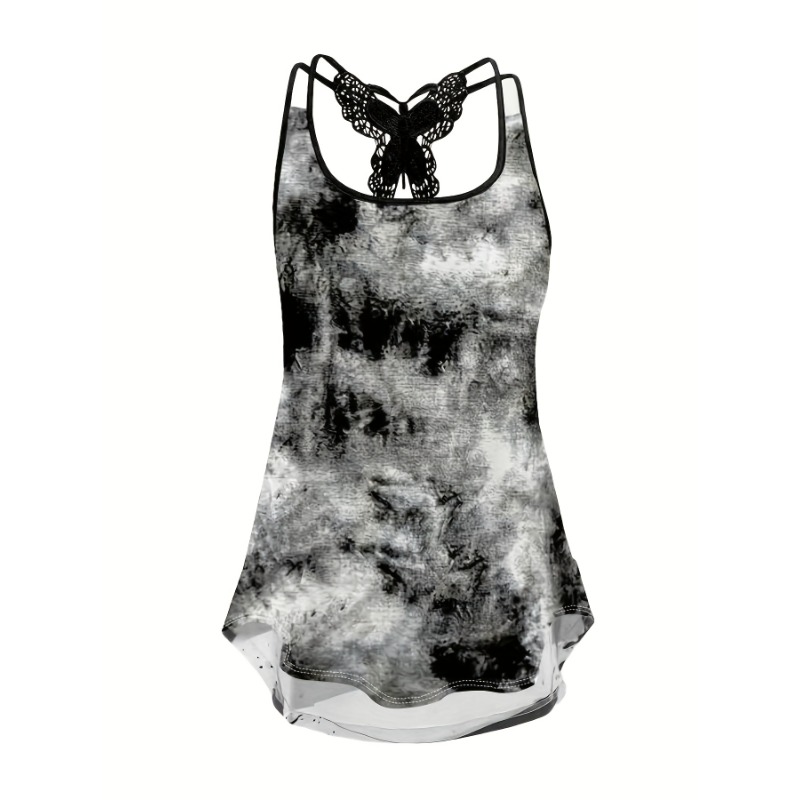 Plus Size 1XL-5XL Print Tank T - Women Fashion Vest ulasan dan harga