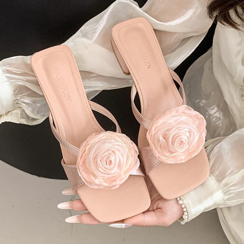 Flower Women High Heels Sandal - Women'S Fashion Trends Summer 2025 ulasan dan harga
