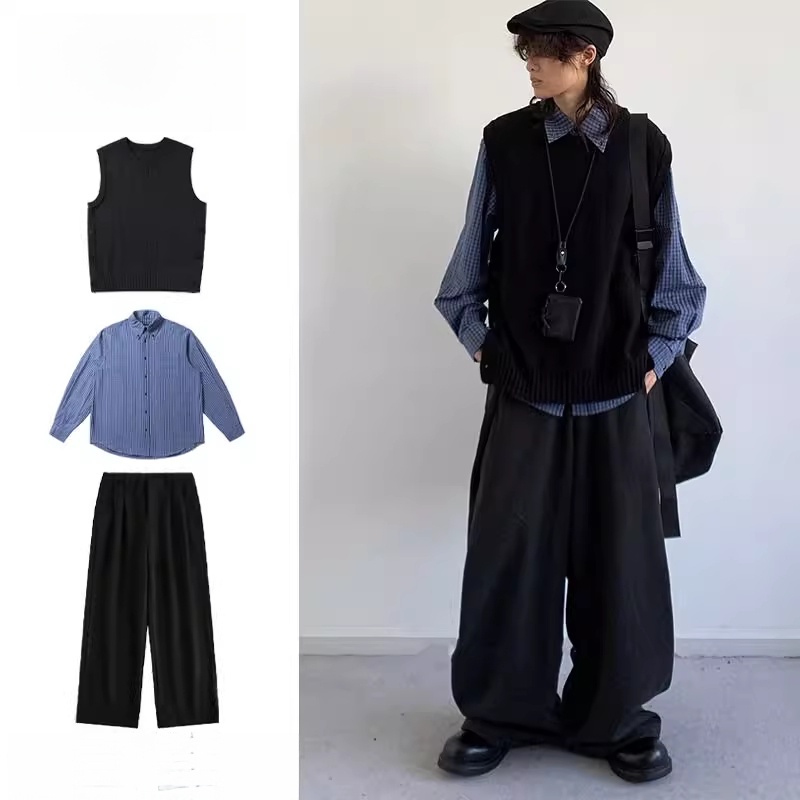 Bla Knitted Vest Set for Men A - Knitted Vest Women ulasan dan harga