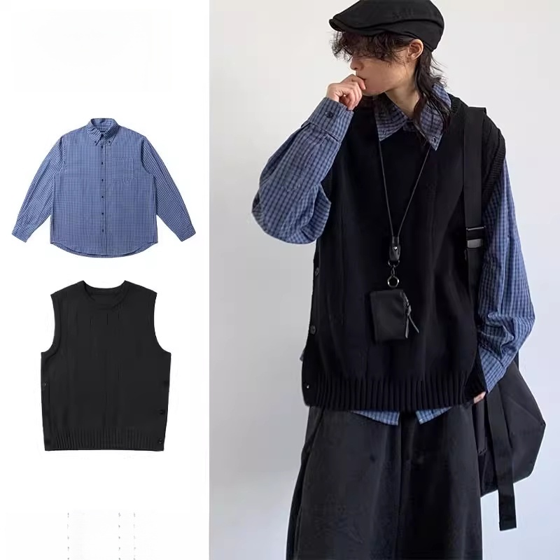 Bla Knitted Vest Set for Men A - Knitted Vest Women ulasan dan harga