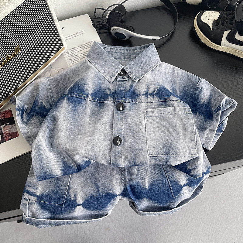 Summer Tie Dye Denim Shirt And - Tie Dye Two Piece ulasan dan harga
