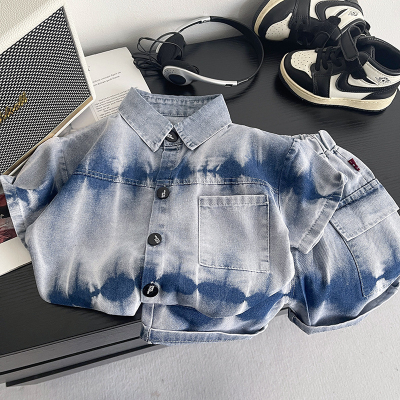 Summer Tie Dye Denim Shirt And - Tie Dye Two Piece ulasan dan harga
