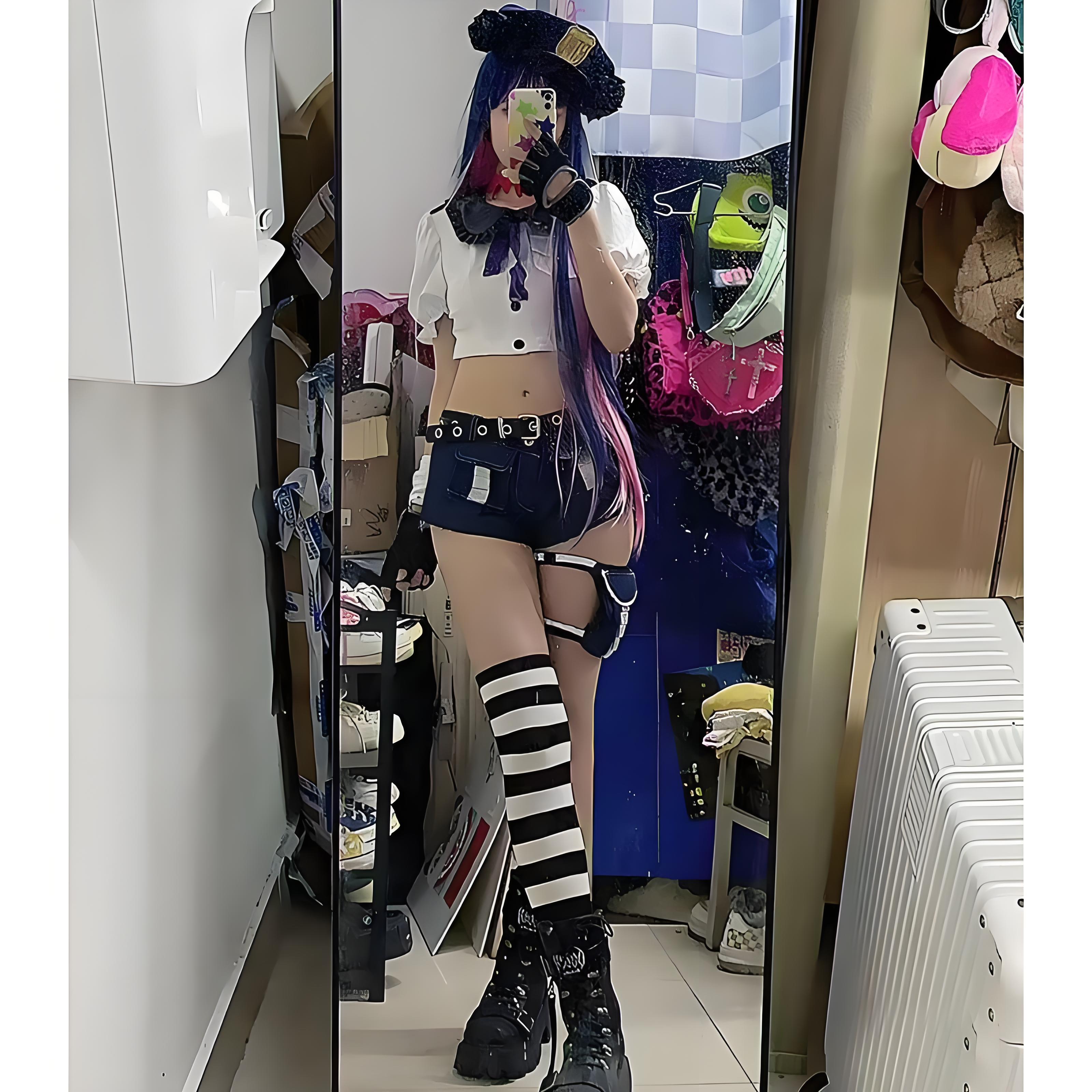 Panty & Stocking with Garterbe - Knitted Vest Women ulasan dan harga