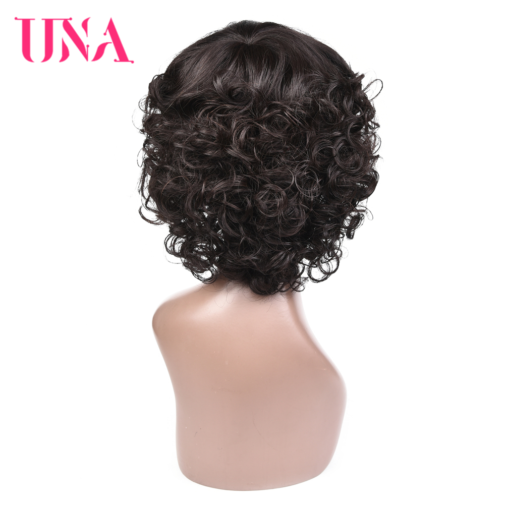 UNA Fashion Short Curly Human  - Women Fashion Malaysia ulasan dan harga