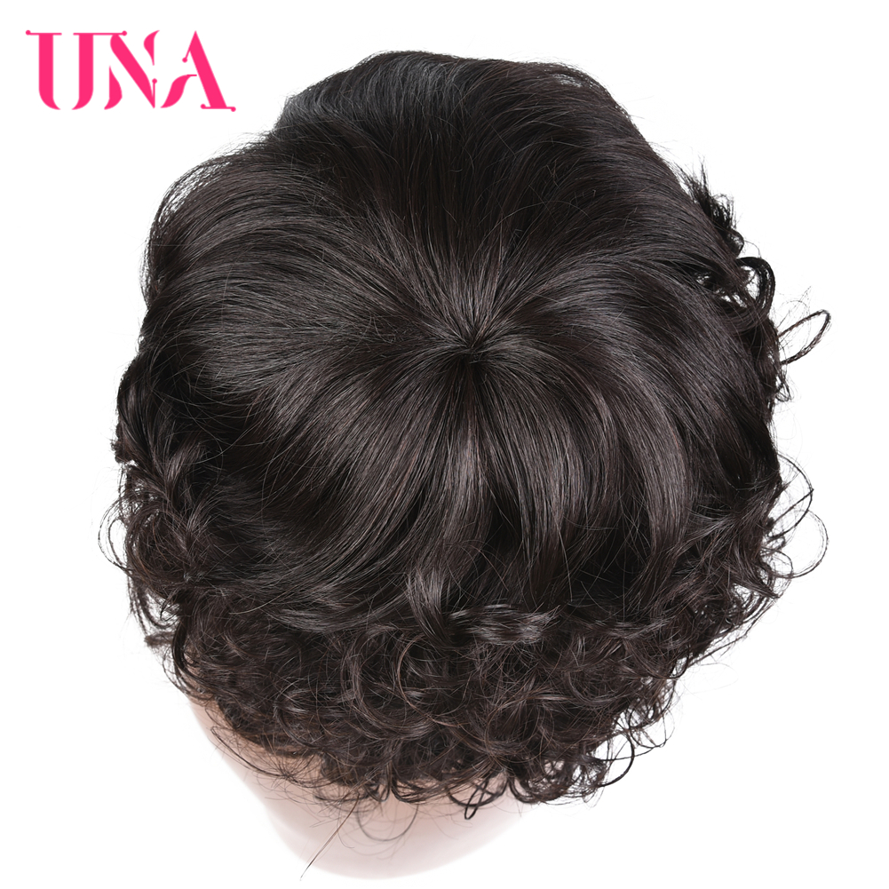 UNA Fashion Short Curly Human  - Women Fashion Malaysia ulasan dan harga