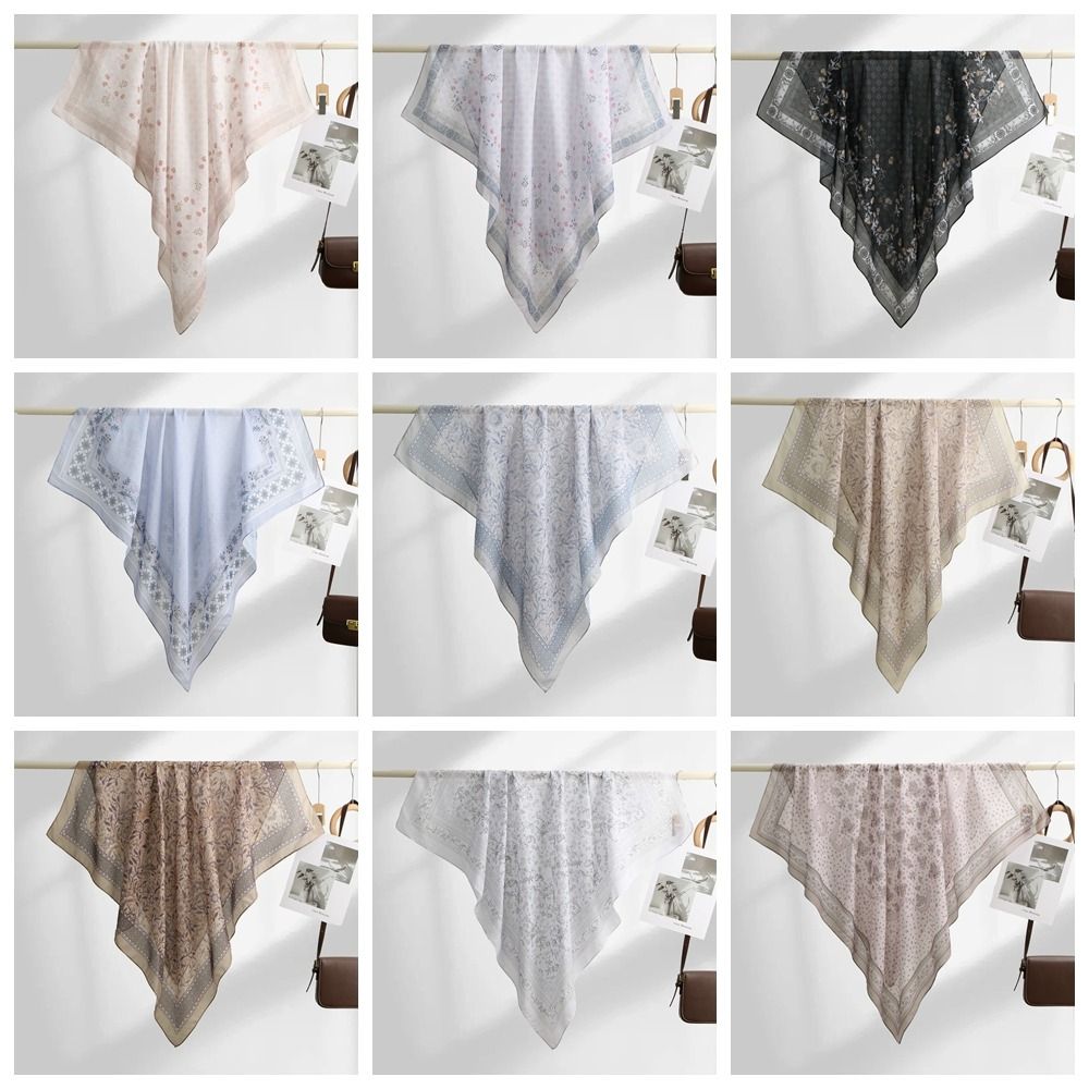 Stylish Square Shape Floral Pr - Women Fashion Malaysia ulasan dan harga