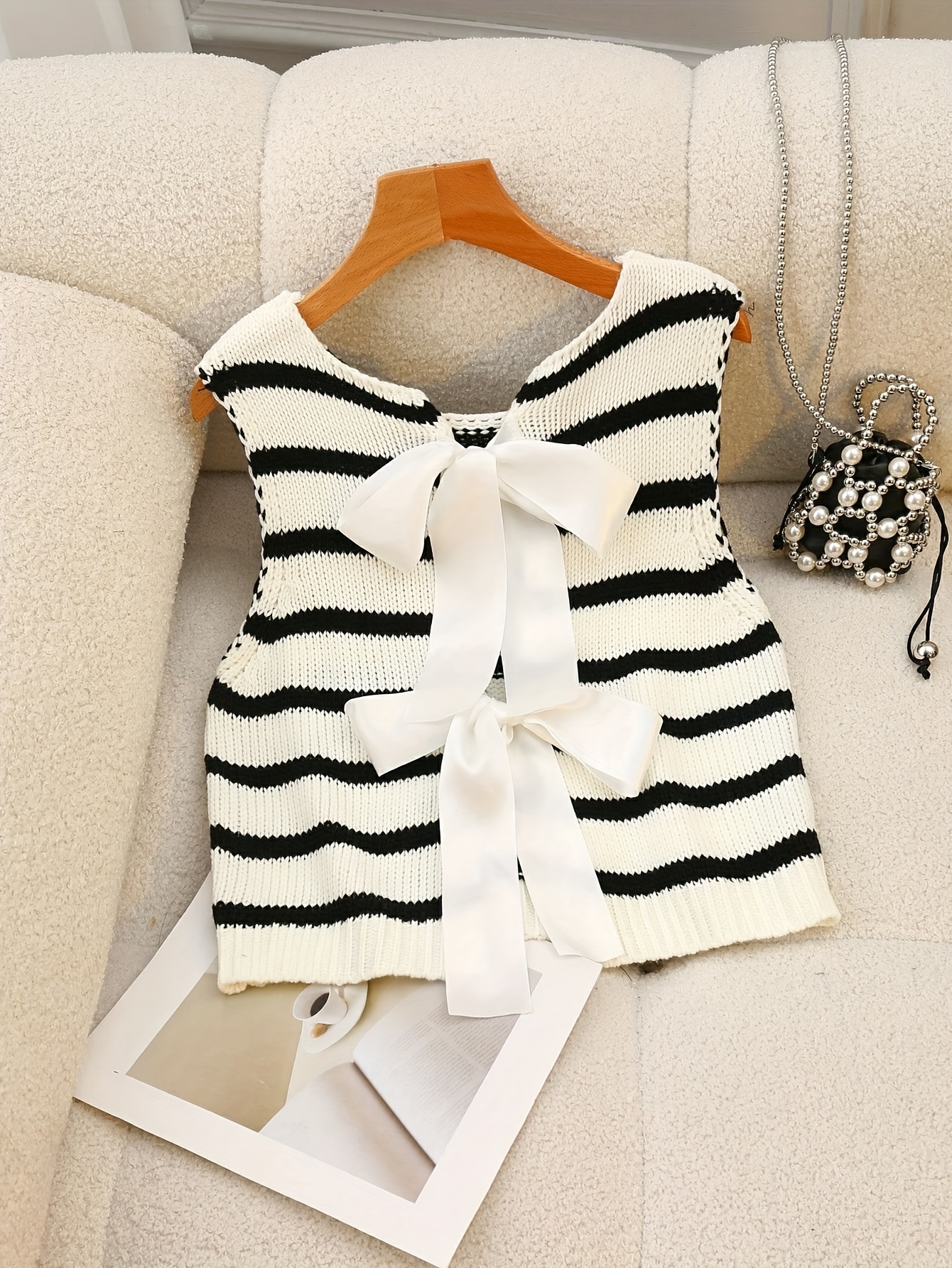 Women's plus size knitted vest - Women Fashion Vest ulasan dan harga