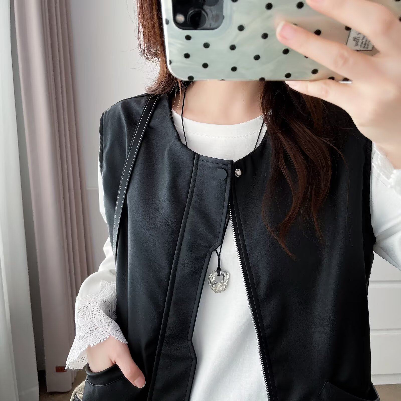 Fashion Plus Size Women's Leat - Women Fashion Vest ulasan dan harga