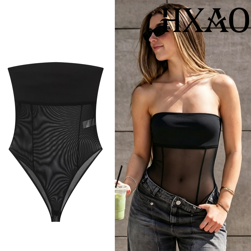 HXAO Tulle Corset Bodys Woman  - Corset Top Boned ulasan dan harga