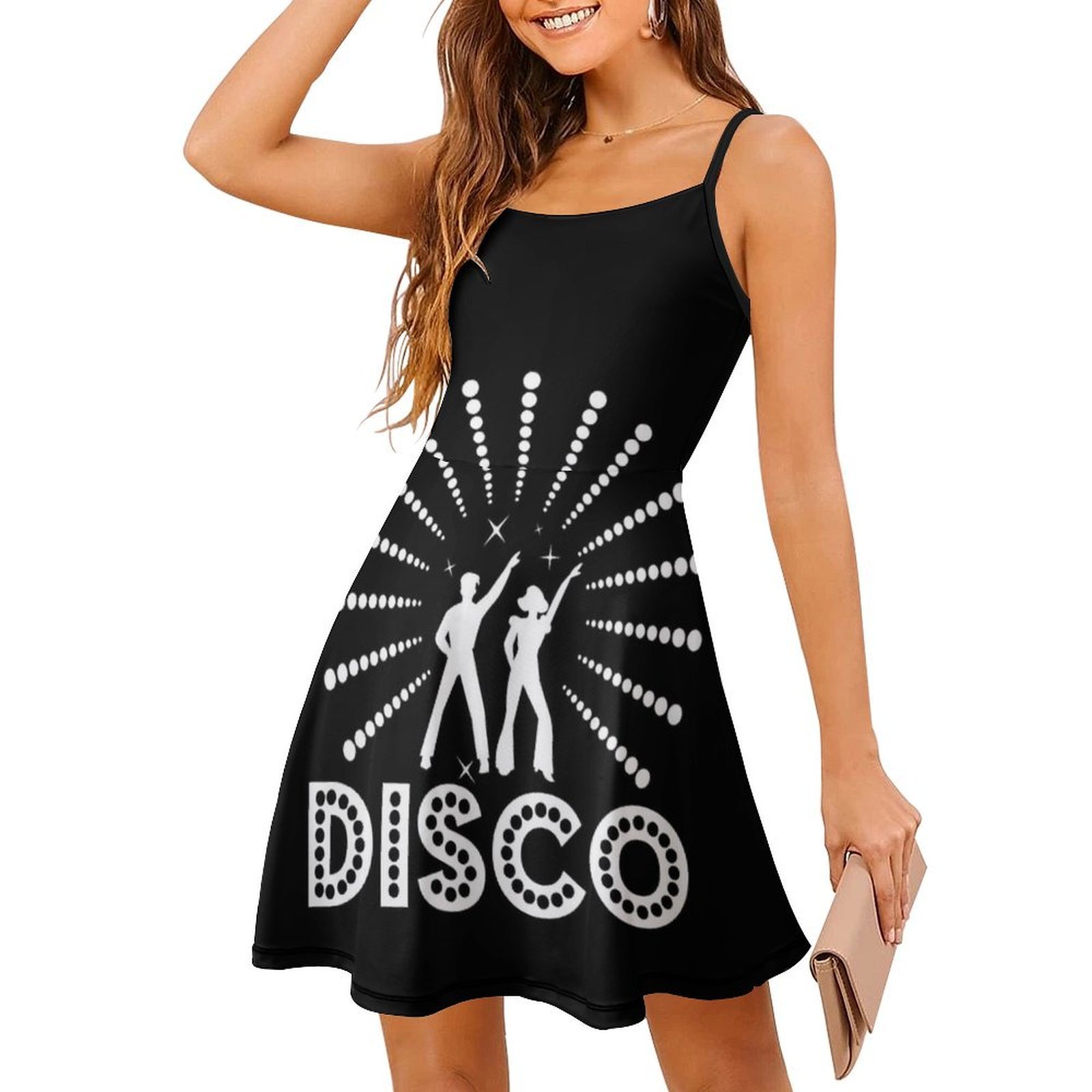 White And Black 70S Disco Part - Women'S Fashion In The 70S ulasan dan harga