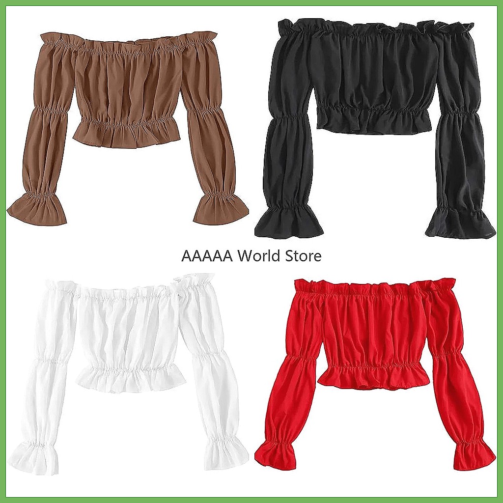 Renaissance Medieval Off Shoul - Off Shoulder Top ulasan dan harga