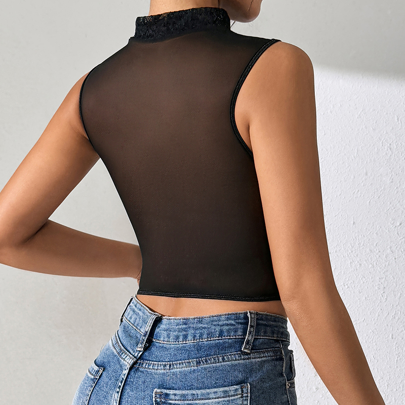 Women Sheer Mesh Boned Corset  - Corset Top Boned ulasan dan harga