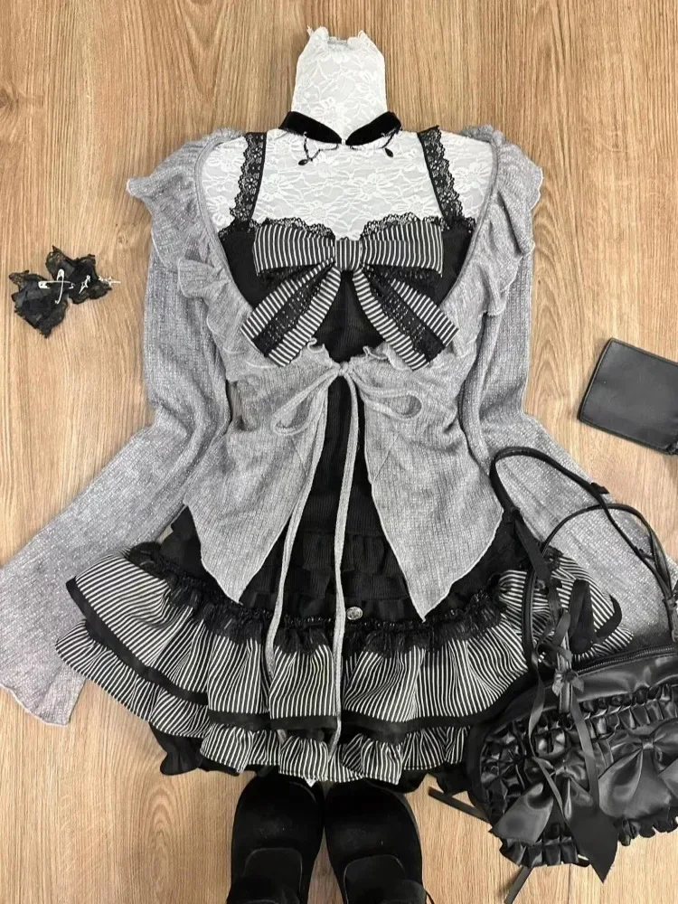 Sweet Lolita Vintage Suits Wom - Corset Top Boned ulasan dan harga