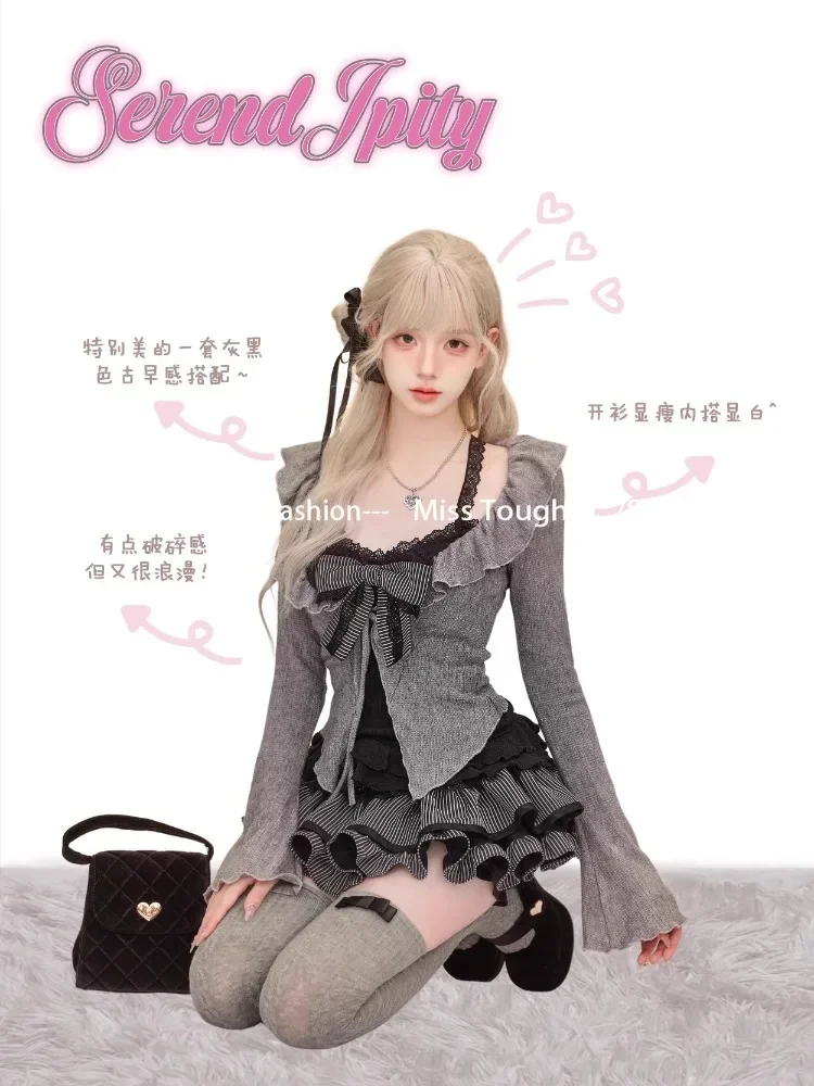 Sweet Lolita Vintage Suits Wom - Corset Top Boned ulasan dan harga
